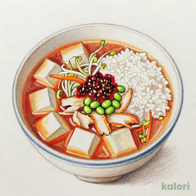たんぱく質が摂れる蒸し鶏の麻辣スープごはん