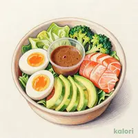 パワーサラダボウル（ゆず醤油ドレッシング）