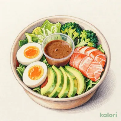 パワーサラダボウル（ゆず醤油ドレッシング）