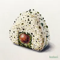 一粒梅とお茶葉ごはんおにぎり