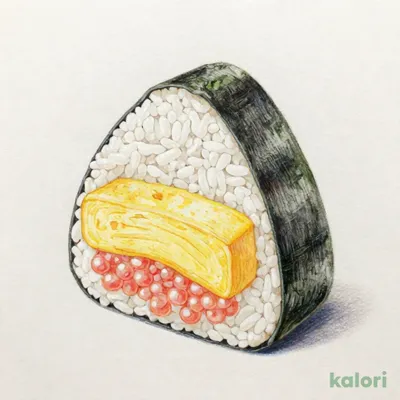 熟成生たらこと玉子焼おにぎり