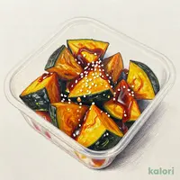 さつまいもとかぼちゃの甘辛胡麻和え