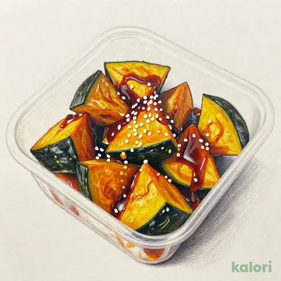 さつまいもとかぼちゃの甘辛胡麻和え