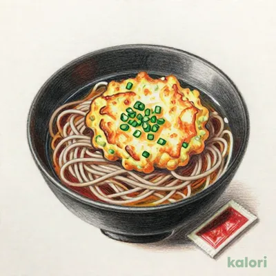 国産野菜のかき揚げそば