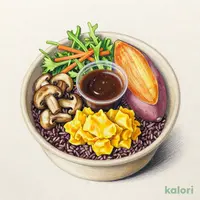 食物繊維が摂れる！さつまいもときのこサラダボウル