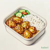 カレー唐揚げ弁当
