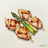 塩ももアスパラ串
