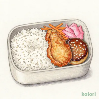 からあげハンバーグ弁当
