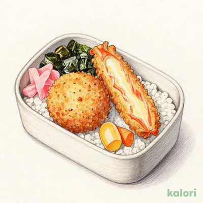カニコロのり弁