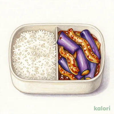 茄子豚辛みそ炒め