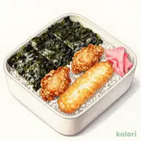 のりから白身弁当