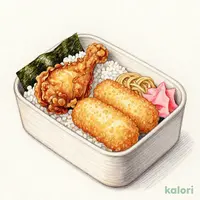 シングルのりから白身弁当