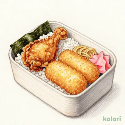 シングルのりから白身弁当