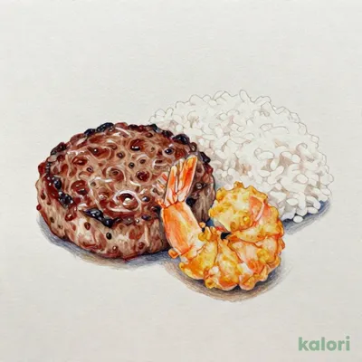 エビフライハンバーグ弁当