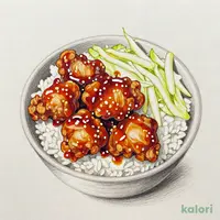 ラー油からあげ丼