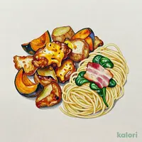 ニップン 彩りごはん。 ハニーマスタードチキン&ペペロンチーノ 340g