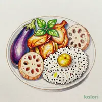 ニップン 彩りごはん。 彩り野菜とバジルチキンと五穀梅ご飯 300g
