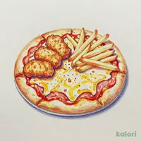 ピザプレート ナゲット&フライドポテト(【ピザ】1枚あたり)