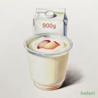 十勝のむヨーグルト 白桃 900g