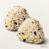 押し麦が入った さばしょうがおにぎり