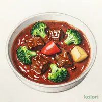 牛肉あふれるハッシュドビーフ