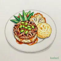 Tofu-style Japanese Hamburger Steak
