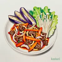 たっぷり野菜の旨辛プルコギ
