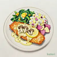 Cod with Lemon Starchy Sauce