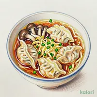 もちもち水餃子の酸辣湯