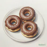チョコレートドーナツ(3個)