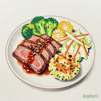 黒毛和牛のやみつきガーリックソース