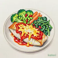 ふっくら白身魚のトマトチーズかけ