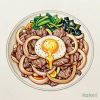 とろっと半熟卵の牛すき