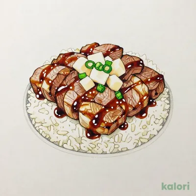 国産牛肩ロースの焼肉丼 とろろ添え