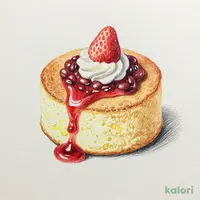 長崎カステラいちごソース