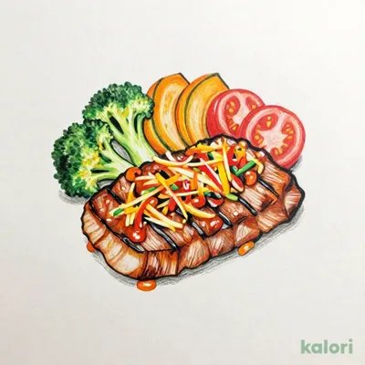 麦富士豚のすりおろし野菜ソース