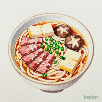 黒毛和牛のすき焼き鍋うどん