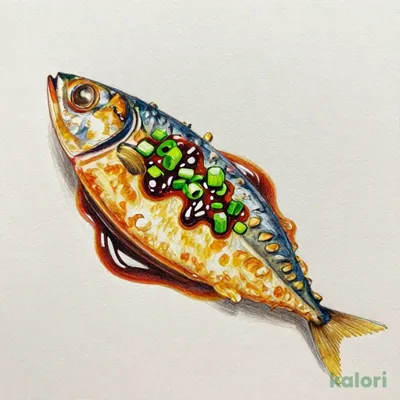 Fried Mackerel with Yurinchi Sauce