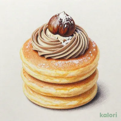 【Sweet Pancake】絞りたてモンブランのハワイアンパンケーキ【メープル除く】