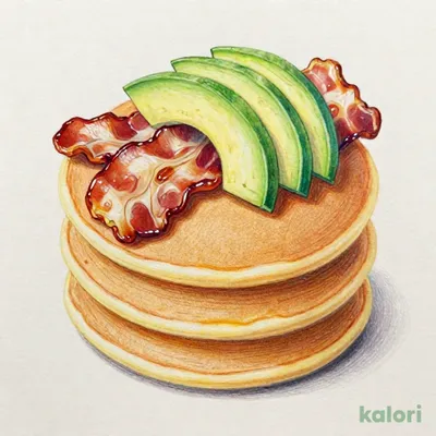 アボカドベーコンパンケーキ(ドレッシング除く)【メープル除く】