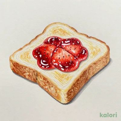 (サービス)トースト&いちごソース