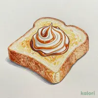 (サービス)トースト&キャラメルホイップ