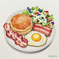 MOパンケーキブランチプレート(コブドレッシング)