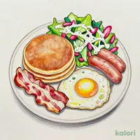 MOパンケーキブランチプレート(シーザードレッシング)