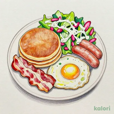 MOパンケーキブランチプレート(シーザードレッシング)