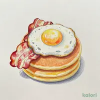 MO目玉焼き&パンケーキ