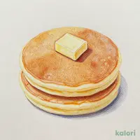 おかわりパンケーキ(2枚)【メープル除く】