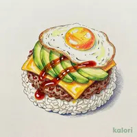 アボカドチーズロコモコ(TERIYAKIソース)
