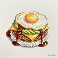 アボカドチーズロコモコ(デミグラスソース)
