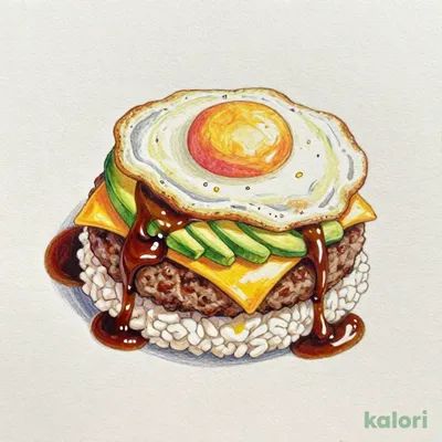 アボカドチーズロコモコ(デミグラスソース)